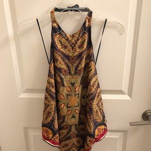 NWT sold out Zara satin bandana halter top!